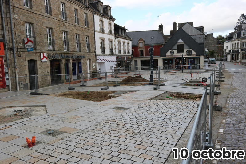 Travaux Place du marché