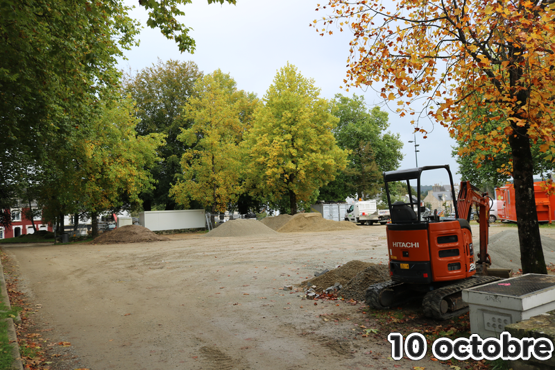 Travaux Place du Champ de Foire